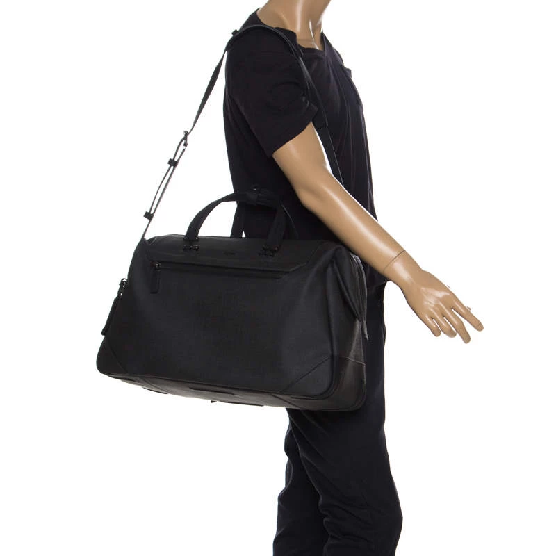 Tumi Dark Grey Coated Canvas Ashton Lenox Duffel Bag For Men - Image 2