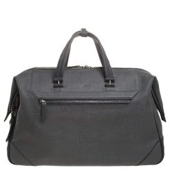 Tumi Dark Grey Coated Canvas Ashton Lenox Duffel Bag For Men