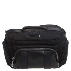 Tumi Black Nylon And Leather Newport Utility Belt Pouch For Men