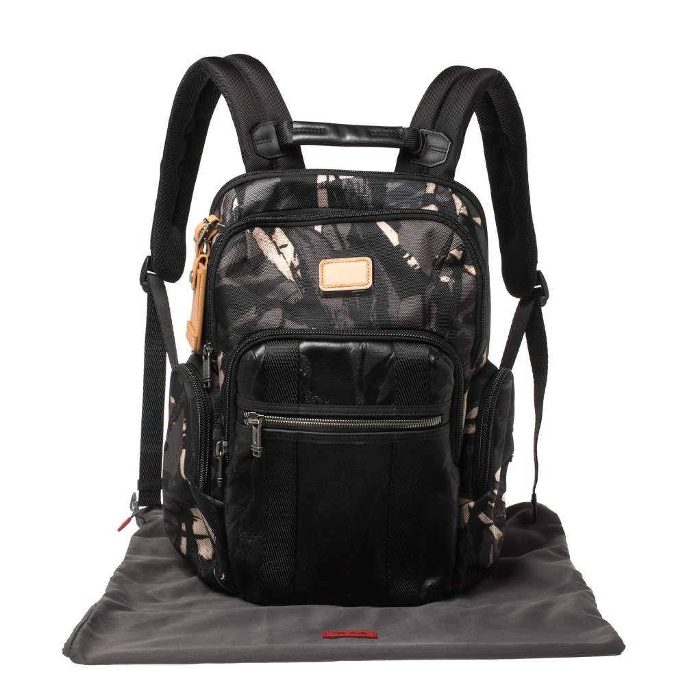 TUMI Camouflage Nylon And Leather Alpha Bravo Nellis Backpack For Men - Image 12