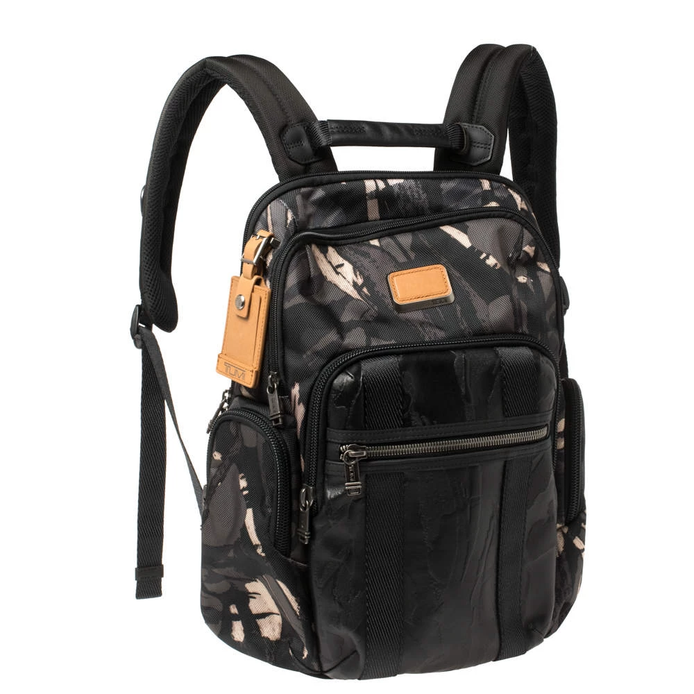 TUMI Camouflage Nylon And Leather Alpha Bravo Nellis Backpack For Men - Image 3