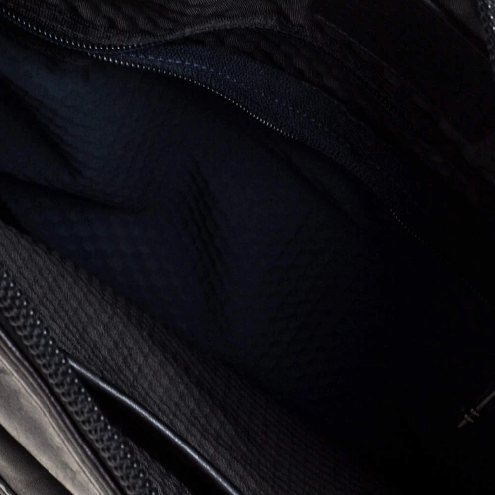 TUMI Black/Dark Brown Leather Annapolis Zip Flap Messenger Bag For Men - Image 7