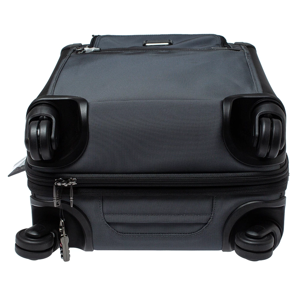 Tumi Grey/Black Nylon Alpha 2 Continental Expandable 4 Wheel Carry On Luggage For Men - Image 6