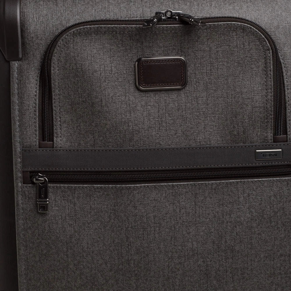 Tumi Grey/Brown PVC Alpha 2 Continental Expandable 4 Wheel Carry On Luggage For Men - Image 5