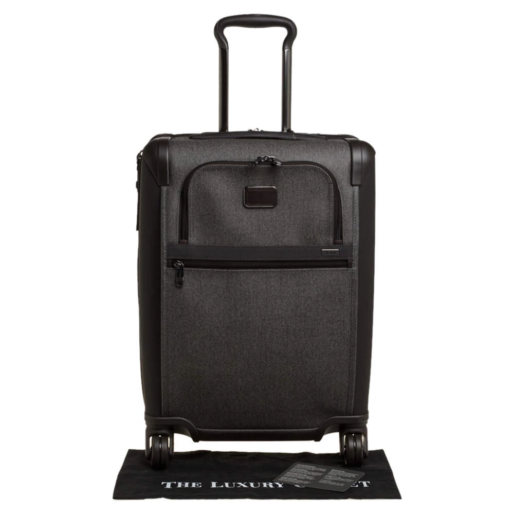 Tumi Grey/Brown PVC Alpha 2 Continental Expandable 4 Wheel Carry On Luggage For Men - Image 9