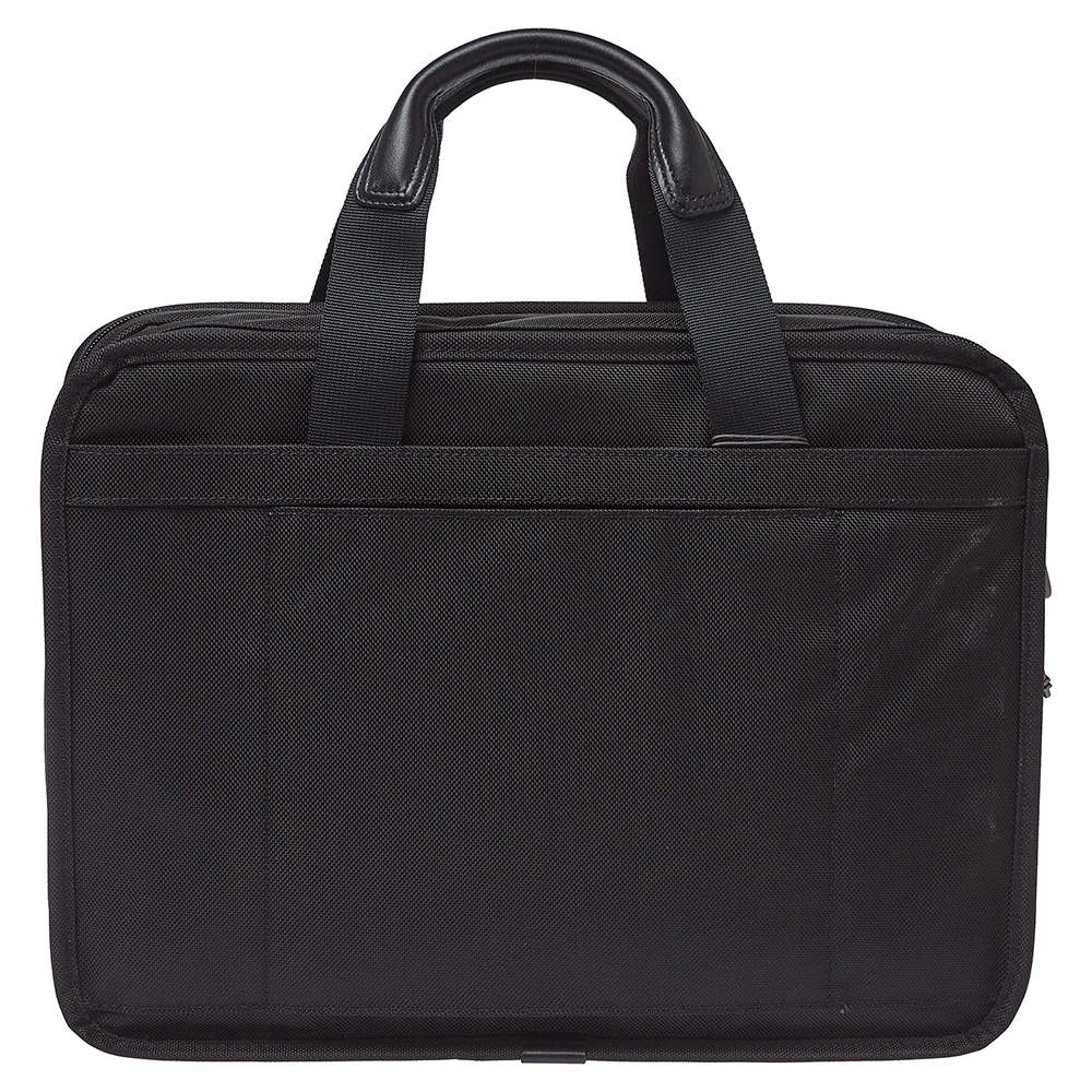 TUMI Black Nylon And Leather DFO Expandable Organizer Laptop Briefcase For Men - Image 4