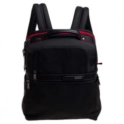 TUMI Black Nylon Gen 4.2 Slim Solutions Brief Backpack For Men