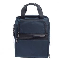 Tumi Blue/Black Nylon Utility Tote For Men