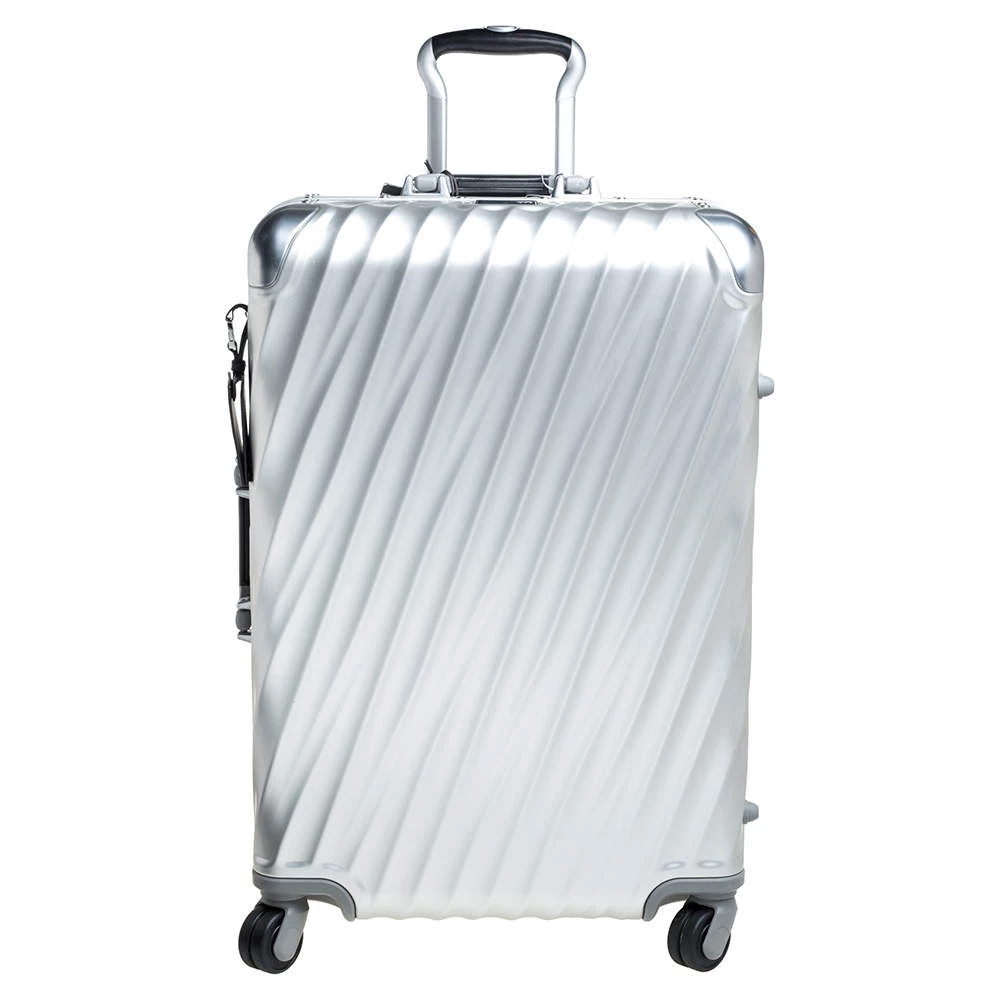 TUMI Silver 19 Degrees Aluminum Extended Trip Packing Case For Men