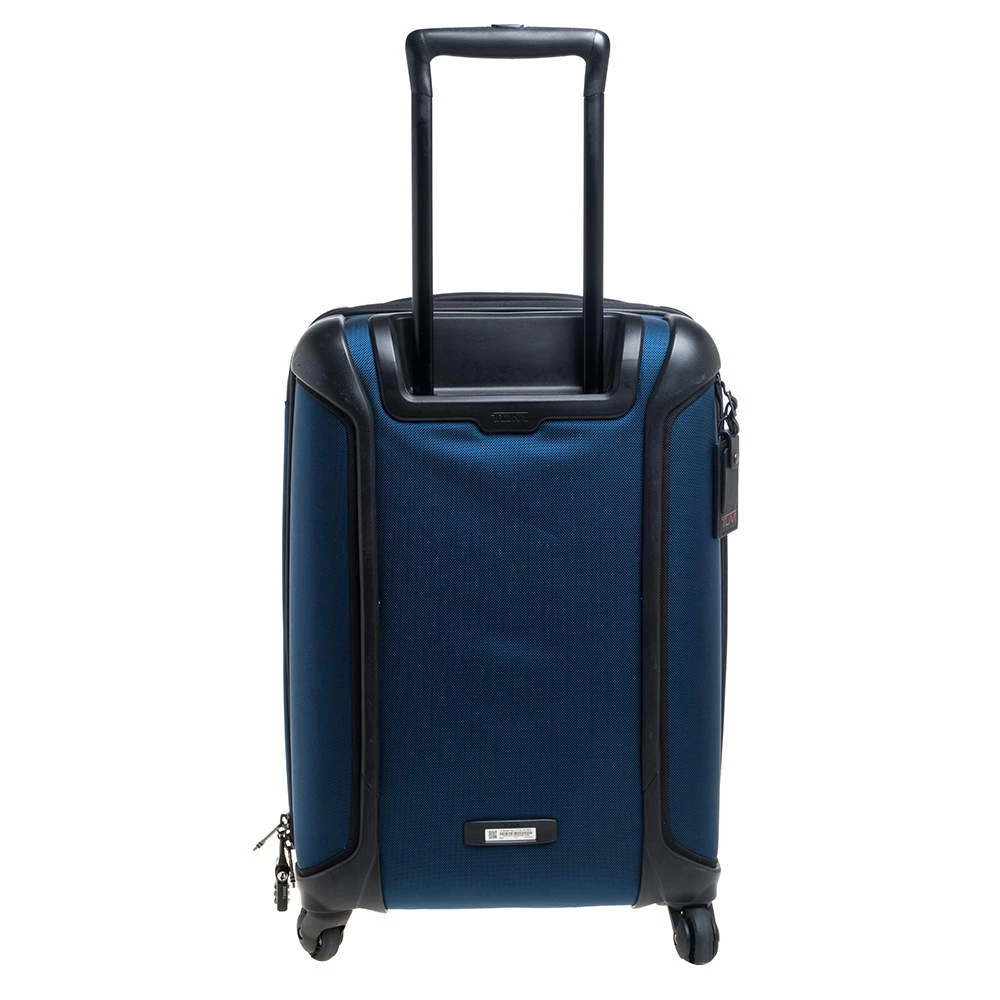 TUMI Blue/Black Nylon Gen 4.2 Lightweight International Carryon Luggage For Men - Image 4