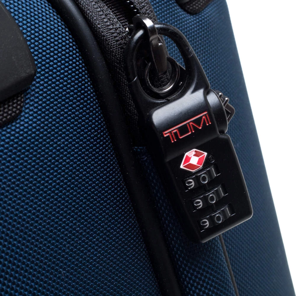 TUMI Blue/Black Nylon Gen 4.2 Lightweight International Carryon Luggage For Men - Image 10