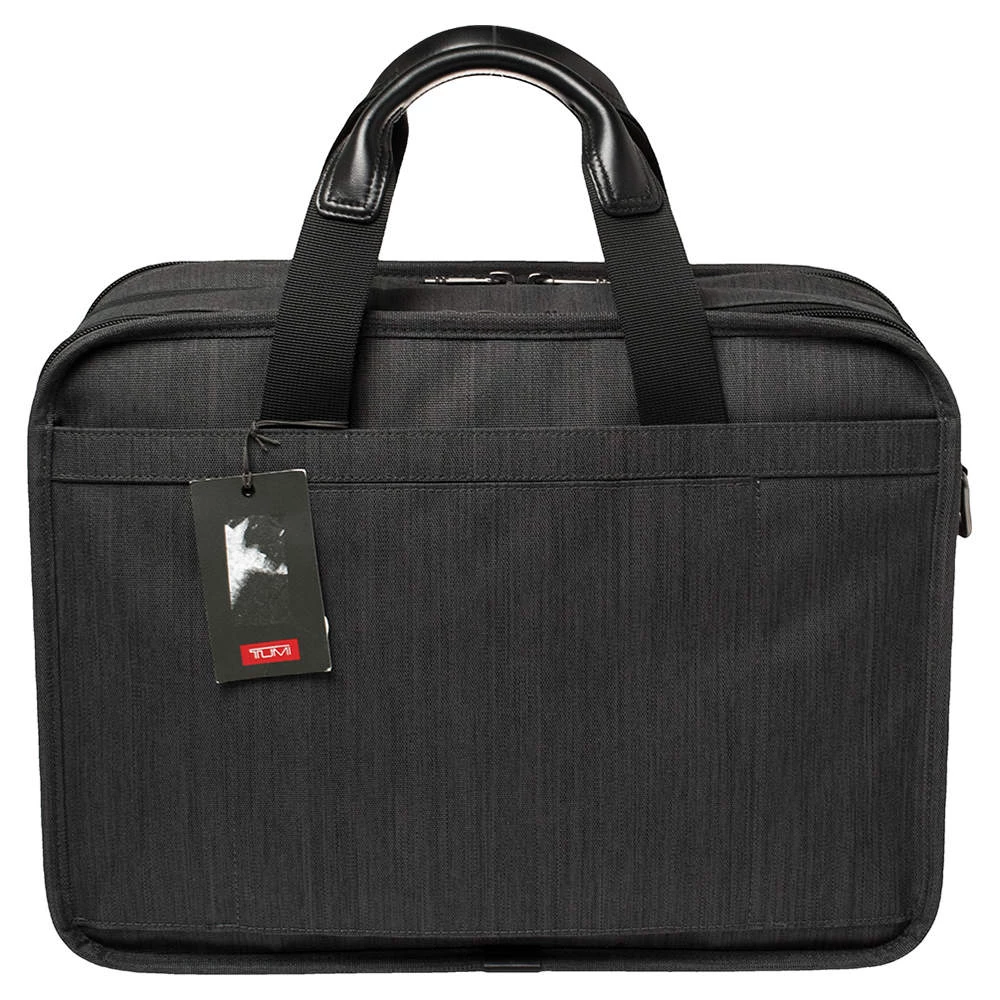 TUMI Grey Nylon Gen 4.2 Expandable Organizer Laptop Briefcase For Men - Image 4
