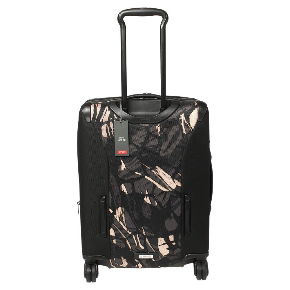 TUMI Black Highlands Print Nylon Merge Continental Expandable Carry On Luggage For Men - Image 4