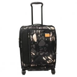 TUMI Black Highlands Print Nylon Merge Continental Expandable Carry On Luggage For Men