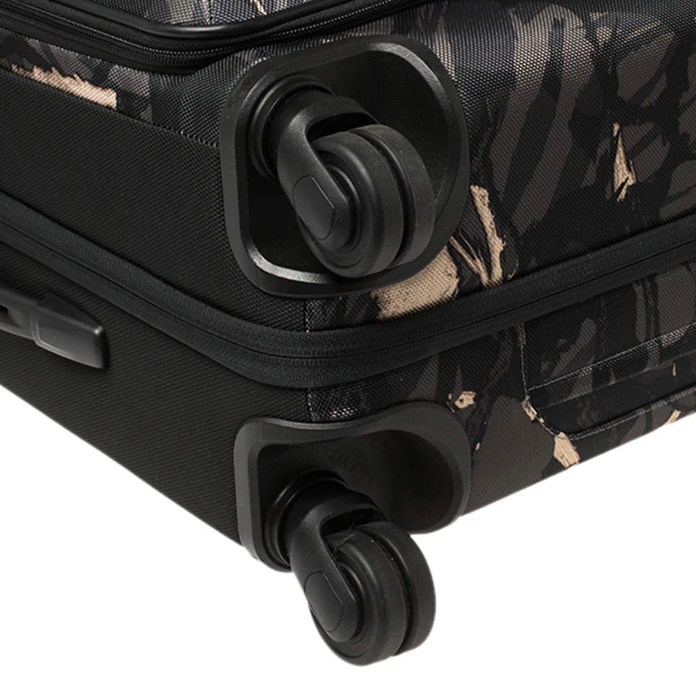 TUMI Black Highlands Print Nylon Merge Continental Expandable Carry On Luggage For Men - Image 11