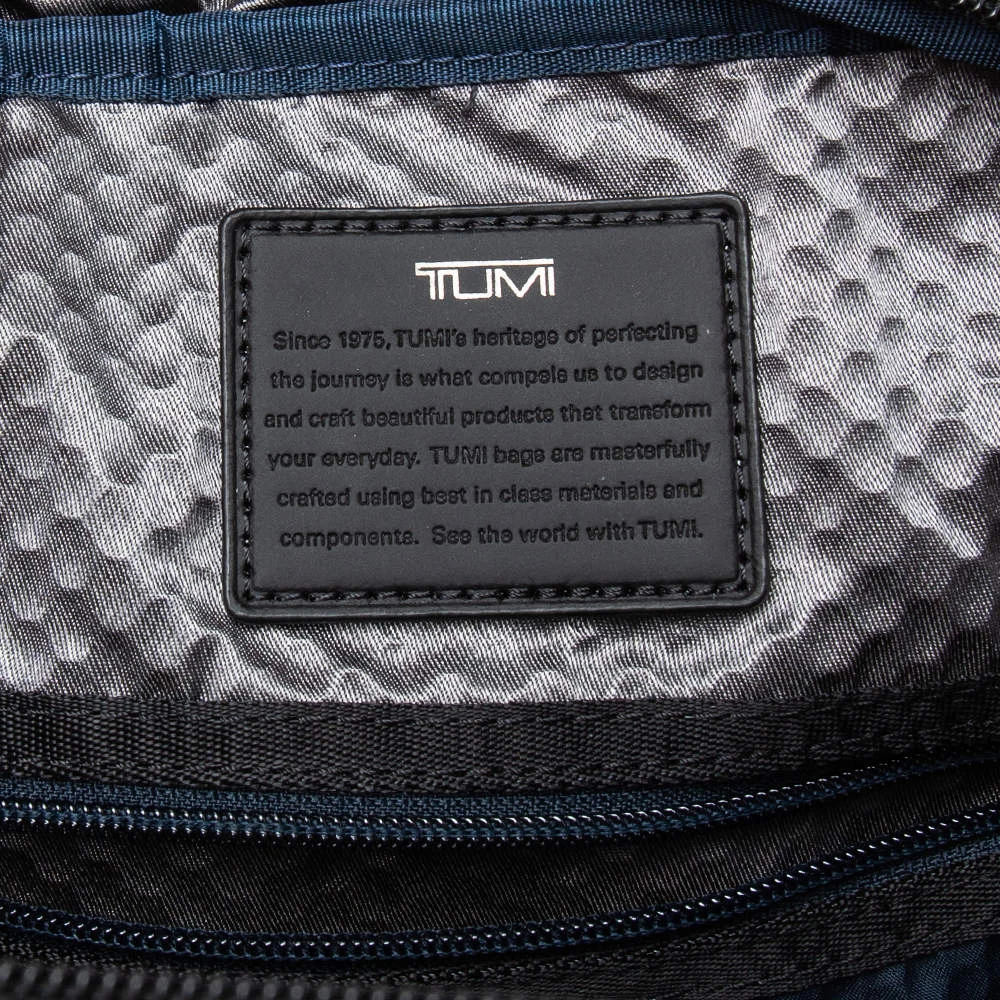 Tumi Black Leather Alpha Bravo Arnold Zip Messenger Bag For Men - Image 11