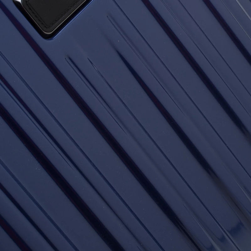 TUMI Blue/Black Plastic Rollenkoffer Continental Trolley For Men - Image 5