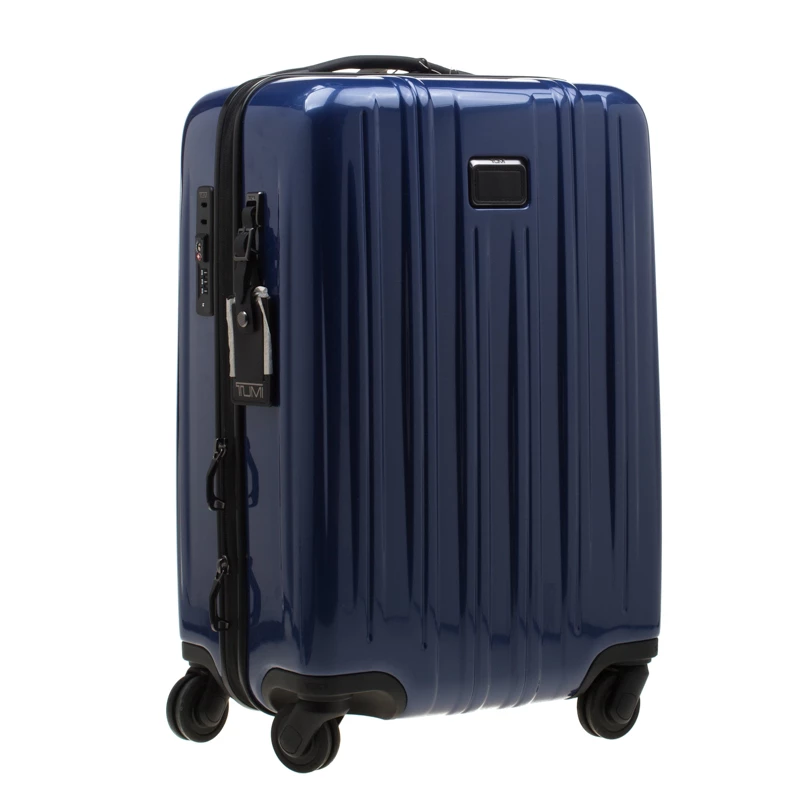 TUMI Blue/Black Plastic Rollenkoffer Continental Trolley For Men - Image 3