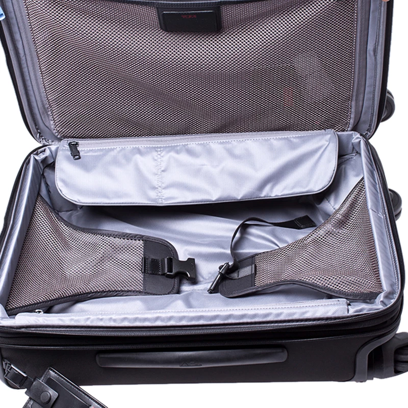 TUMI Black Nylon Alpha 2 Rolling Suitcase For Men - Image 7