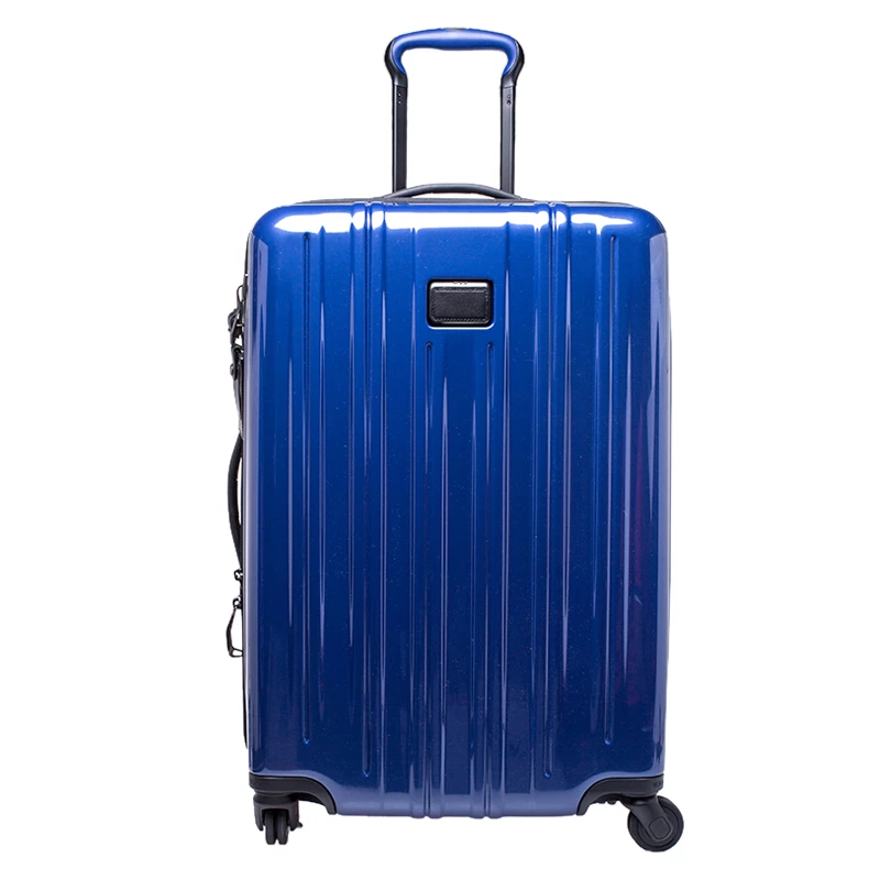 TUMI Blue PVC V3 Rolling Suitcase For Men