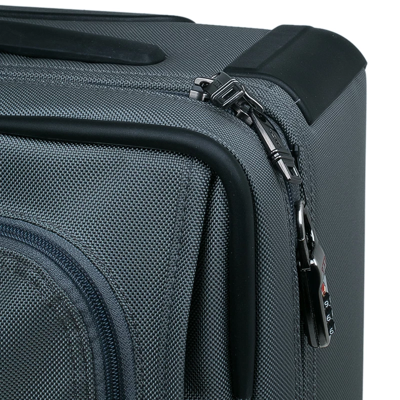 Tumi Grey/Orange Nylon Alpha 2 Expandable 2 Wheel Carry On Luggage For Men - Image 6