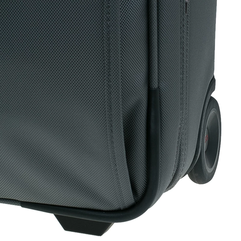 Tumi Grey/Orange Nylon Alpha 2 Expandable 2 Wheel Carry On Luggage For Men - Image 9