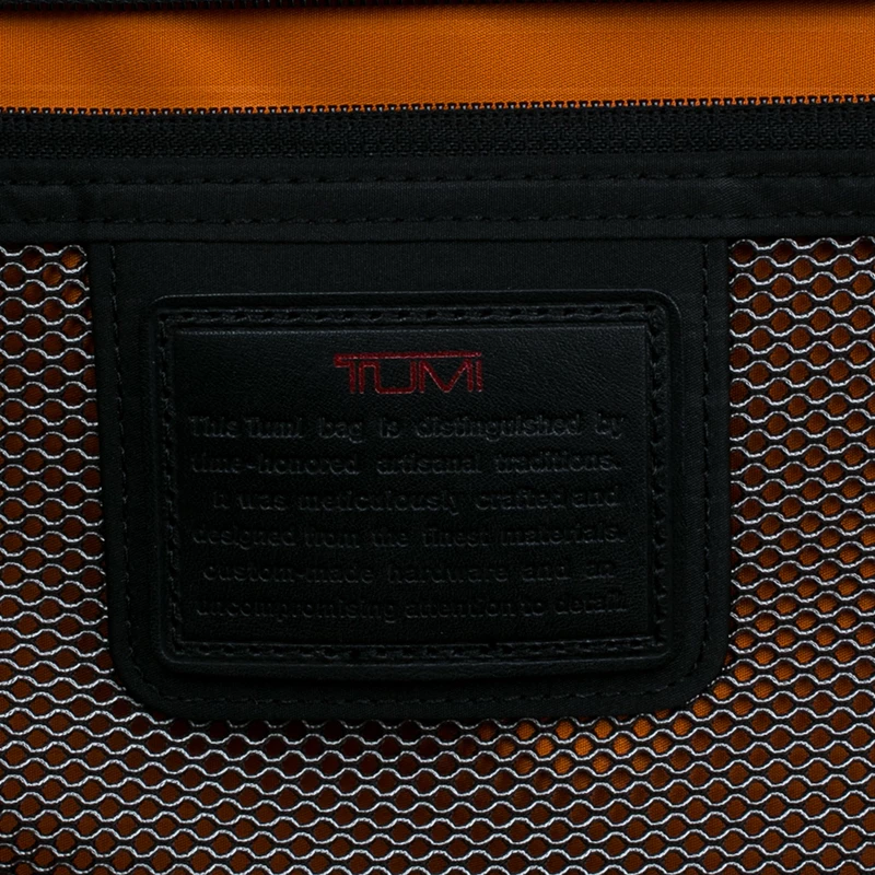 Tumi Grey/Orange Nylon Alpha 2 Expandable 2 Wheel Carry On Luggage For Men - Image 16