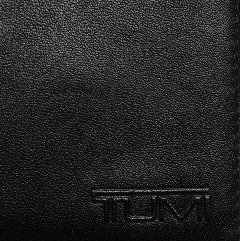 TUMI Black Leather Document Holder For Men - Image 7