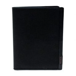 Tumi Black Nylon Passport Wallet For Men