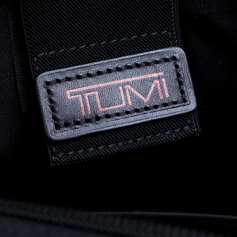 Tumi Black Nylon Alpha T-Pass Expandable Laptop Bag For Men - Image 8