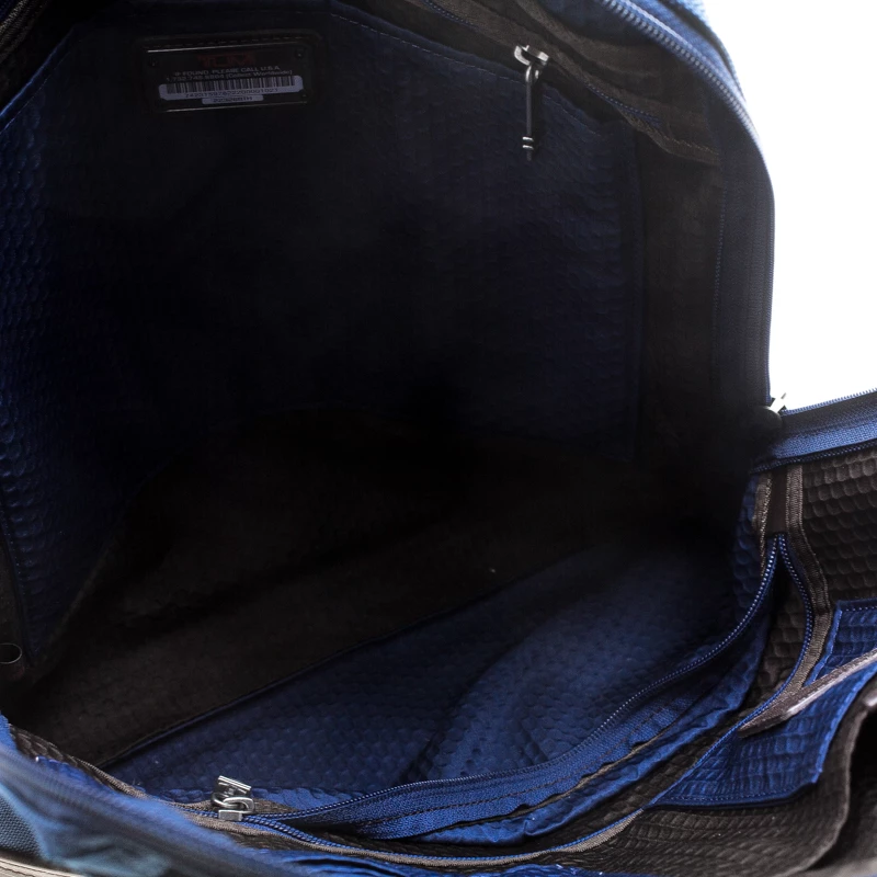 TUMI Blue/Brown Nylon Alpha Bravo Beaufort Tote For Men - Image 7