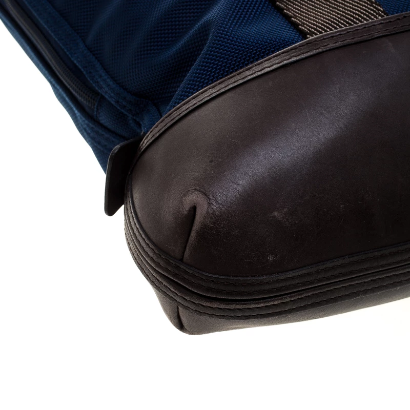 TUMI Blue/Brown Nylon Alpha Bravo Beaufort Tote For Men - Image 10