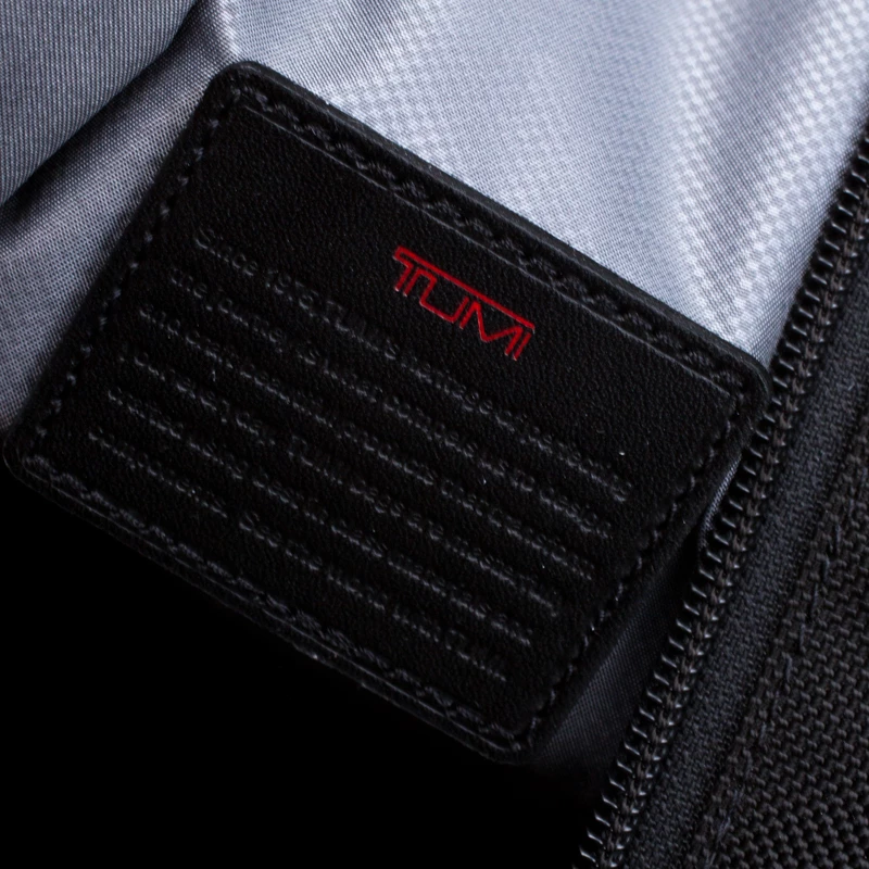 TUMI Black Nylon Alpha 2 Double Expansion Duffel Bag For Men - Image 8