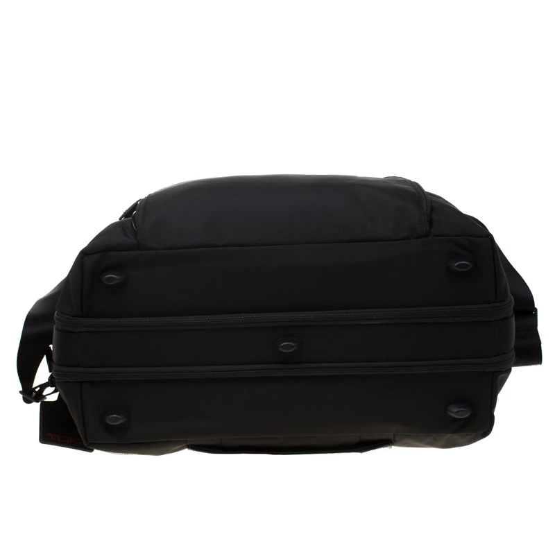 TUMI Black Nylon Alpha 2 Double Expansion Duffel Bag For Men - Image 6
