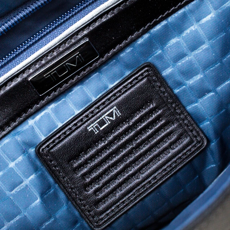 Tumi Black Nylon And Leather Arrive Galeao Messenger Bag For Men - Image 8