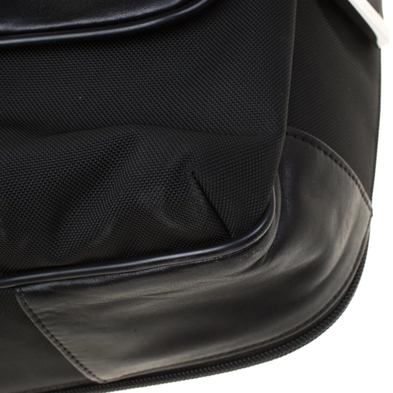Tumi Black Nylon And Leather Arrive Galeao Messenger Bag For Men - Image 11