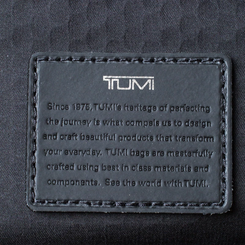 Tumi Black Nylon And Leather Alpha Bravo Braton Crossbody Bag For Men - Image 8