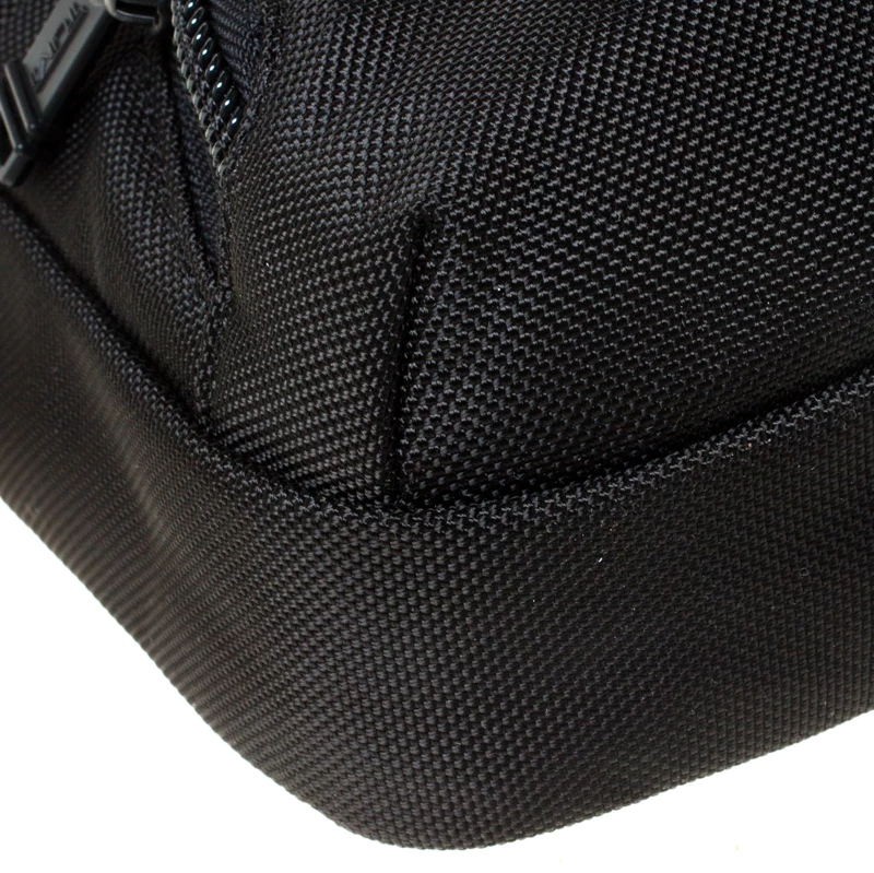 Tumi Black Nylon And Leather Alpha Bravo Braton Crossbody Bag For Men - Image 10