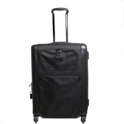 TUMI Black Nylon Short Trip Expandable 4 Wheel Luggage For Men