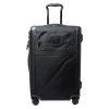 TUMI Black Nylon 4 Wheel Alpha II Short Trip Expandable Packing Case Luggage For Men