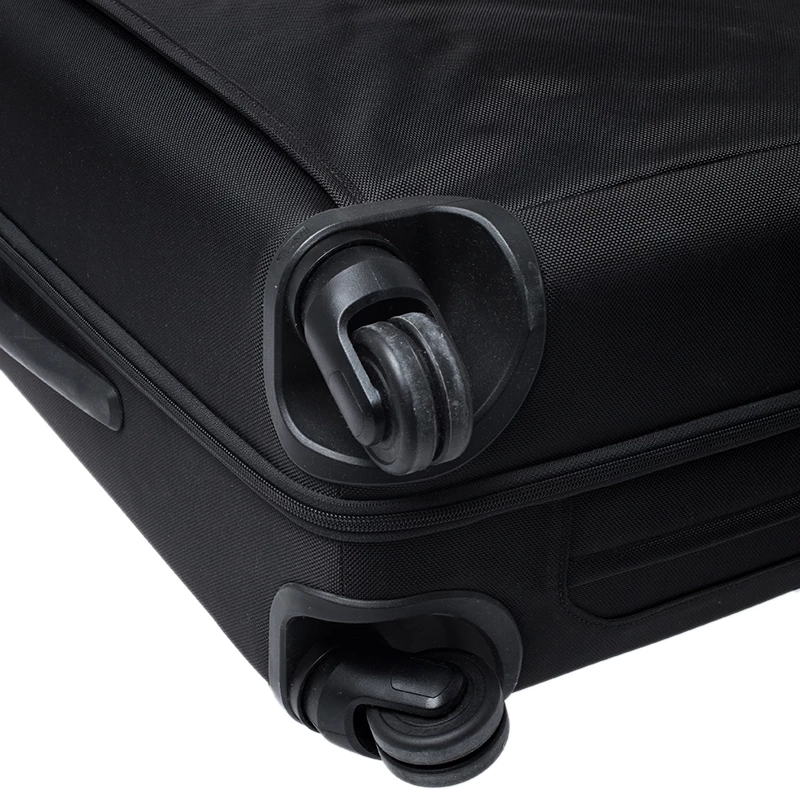 TUMI Black Nylon 4 Wheel Alpha II Short Trip Expandable Packing Case Luggage For Men - Image 11