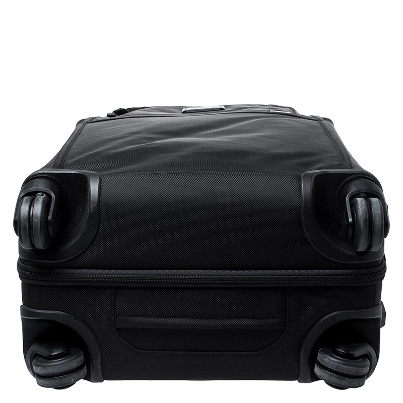 TUMI Black Nylon 4 Wheel Alpha II Short Trip Expandable Packing Case Luggage For Men - Image 6