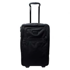 TUMI Black Nylon 2 Wheel Expandable II Carry On Luggage For Men