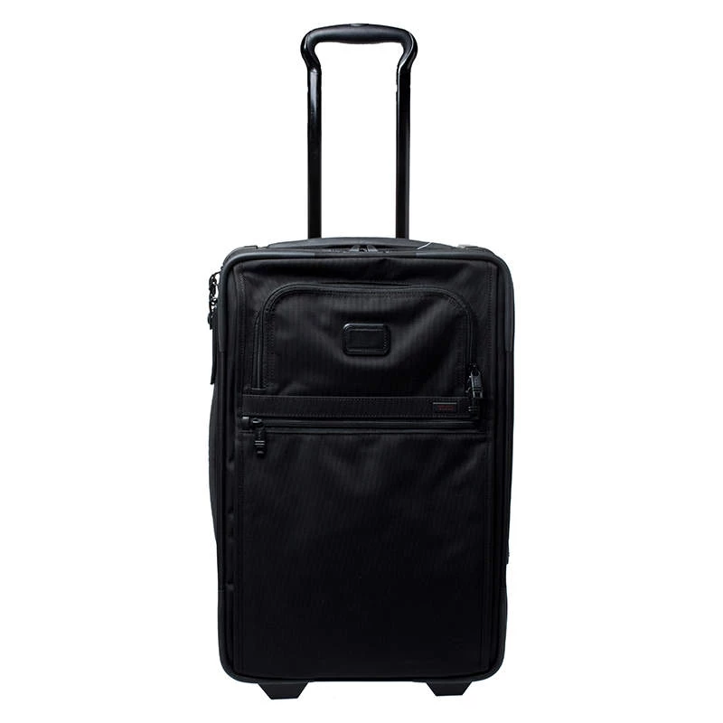TUMI Black Nylon 2 Wheel Expandable II Carry On Luggage For Men