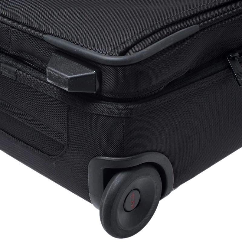 TUMI Black Nylon 2 Wheel Expandable II Carry On Luggage For Men - Image 11