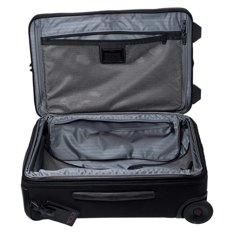 TUMI Black Nylon 2 Wheel Expandable II Carry On Luggage For Men - Image 7