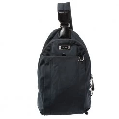 TUMI Grey Nylon Voyageur Brive Sling Backpack For Men