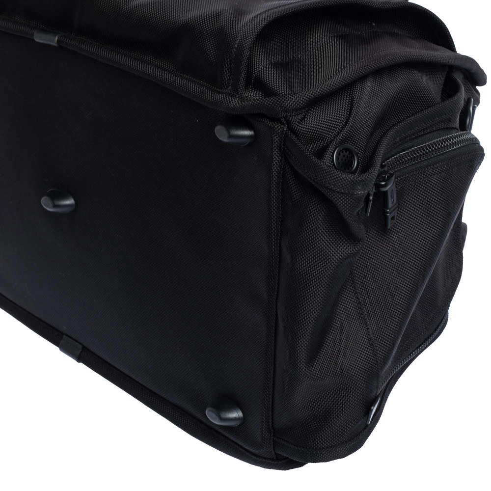 TUMI Black Nylon Alpha Duffle Bag For Men - Image 11