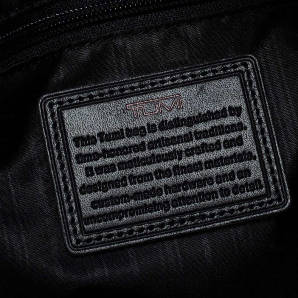 TUMI Black Nylon Alpha Duffle Bag For Men - Image 8