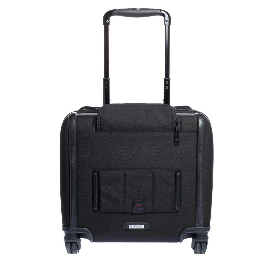 TUMI Black Nylon Alpha 9 Compact 4 Wheel Case For Men - Image 4